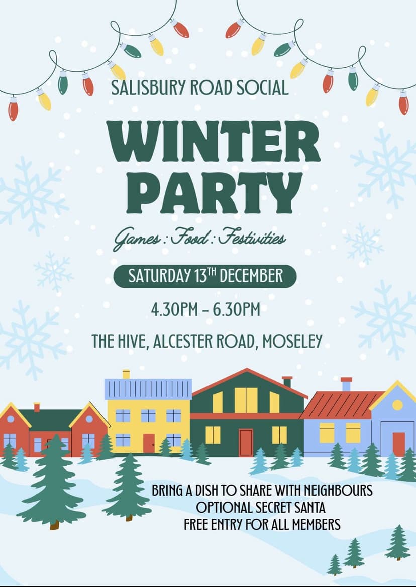 Winter Social Poster